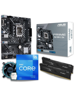 Kit Intel 12ª Geração I5 12400f + Asus H610 + 32gb Ddr4