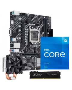 Kit Upgrade I5 11400 C/ Vídeo Integrado H510 Asus 16gb DDR4