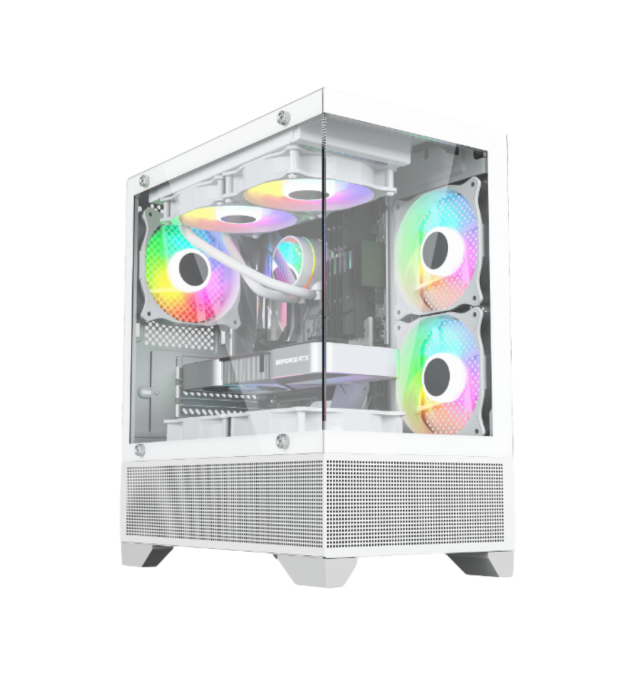 GABINETE GAMER OPERA LIKETEC SNOW S/FAN 1