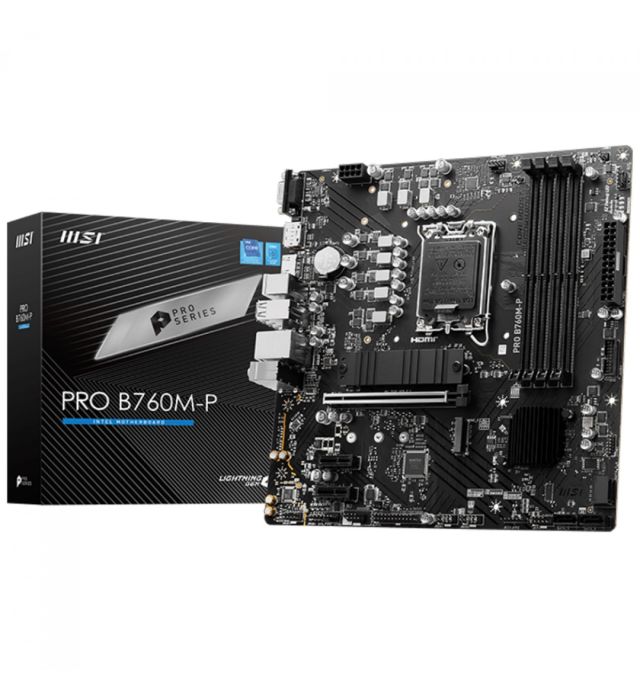 PLACA MAE MSI PRO B760M-P LGA 1700 DDR4 1
